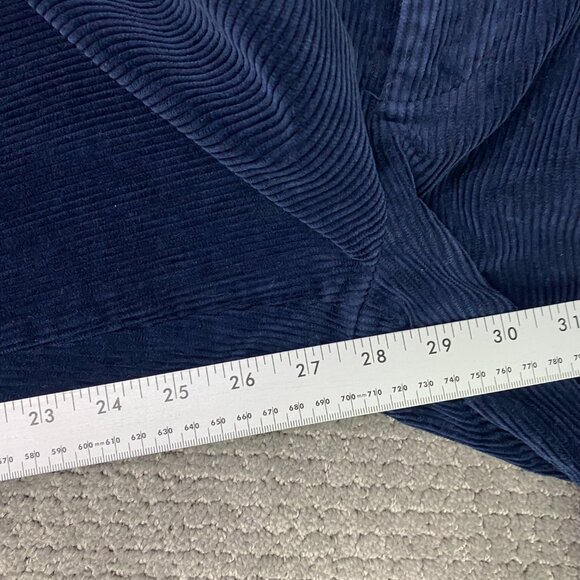 Brooks Brothers Elliot Corduroy Pants Men's 36 x 30 Fit 35 x 28 Blue Wide Wale - Picture 14 of 14